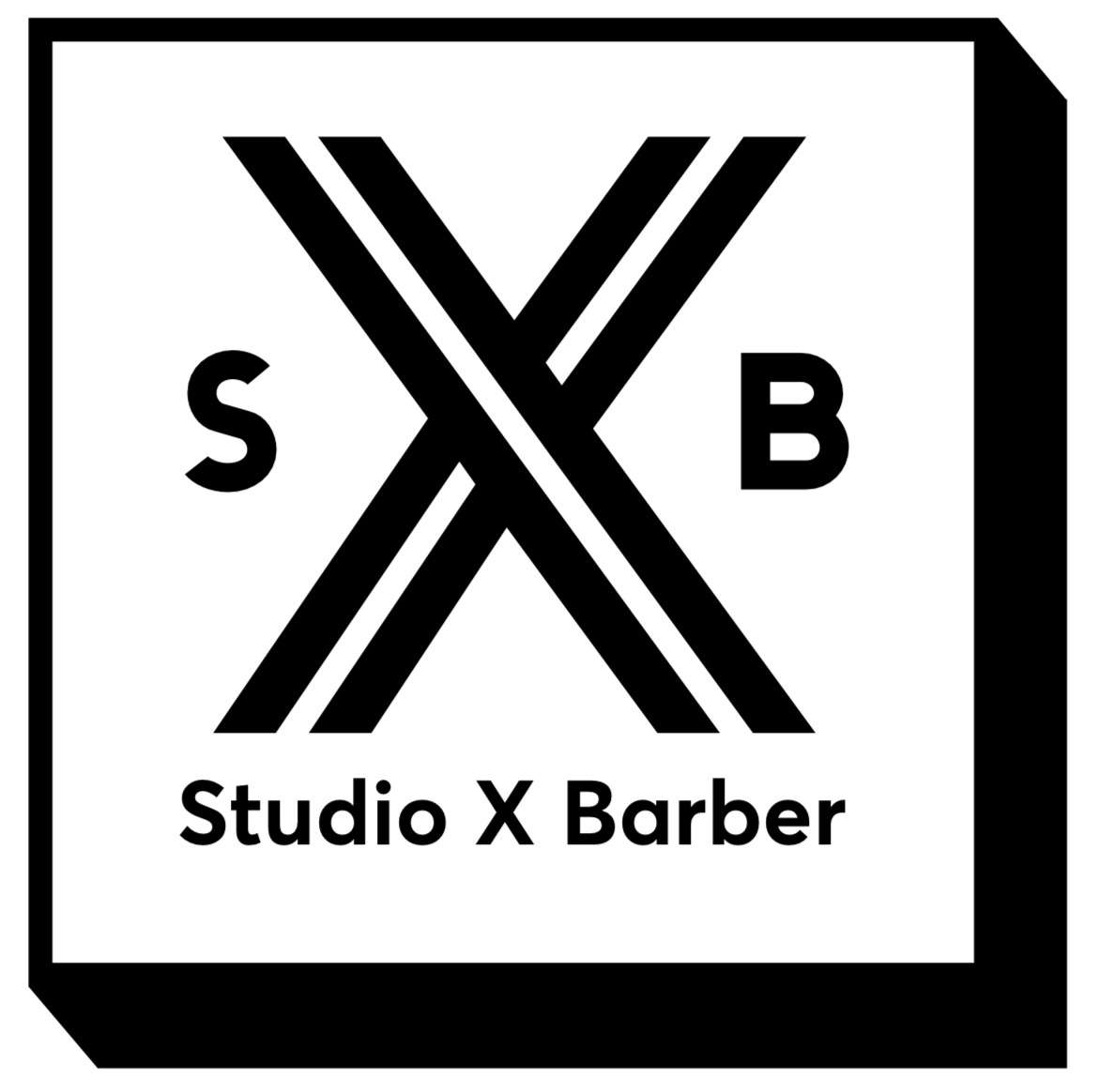 Studio X Barber official logo